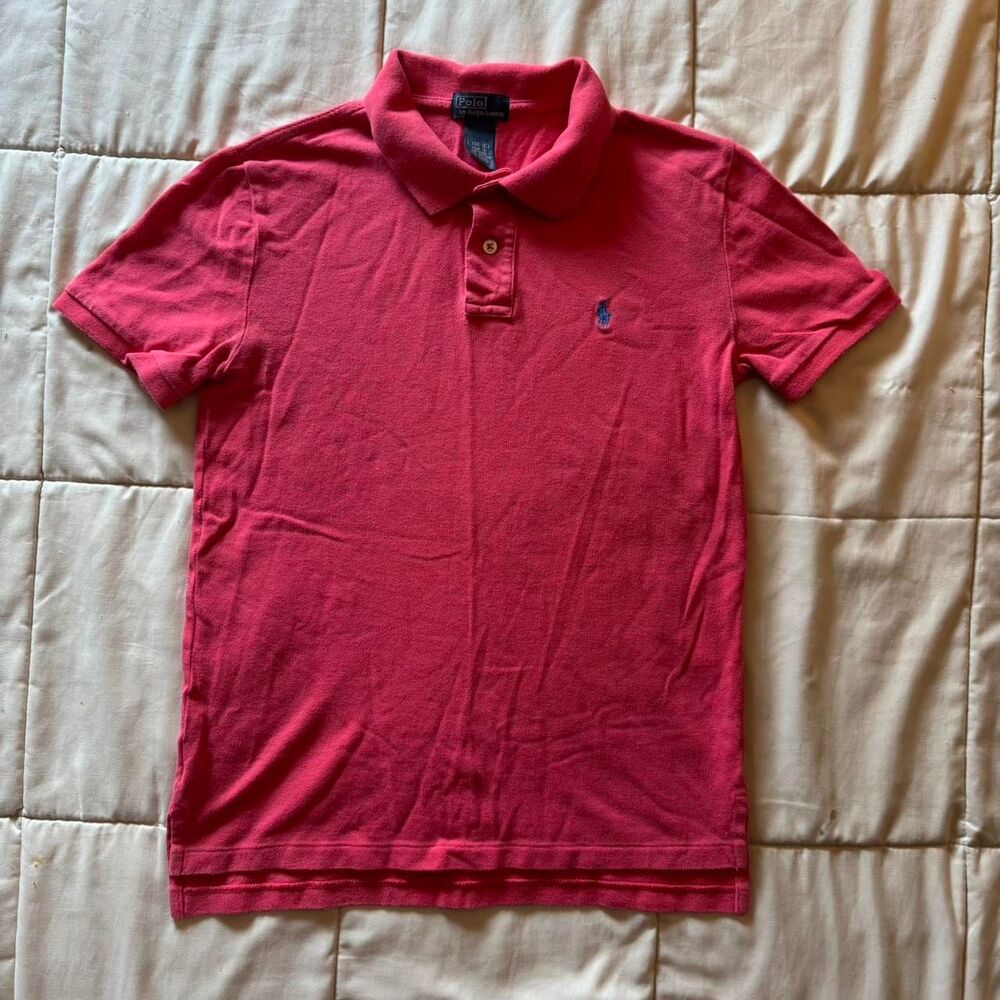 Youth Pink Polo Ralph Lauren polo shirt